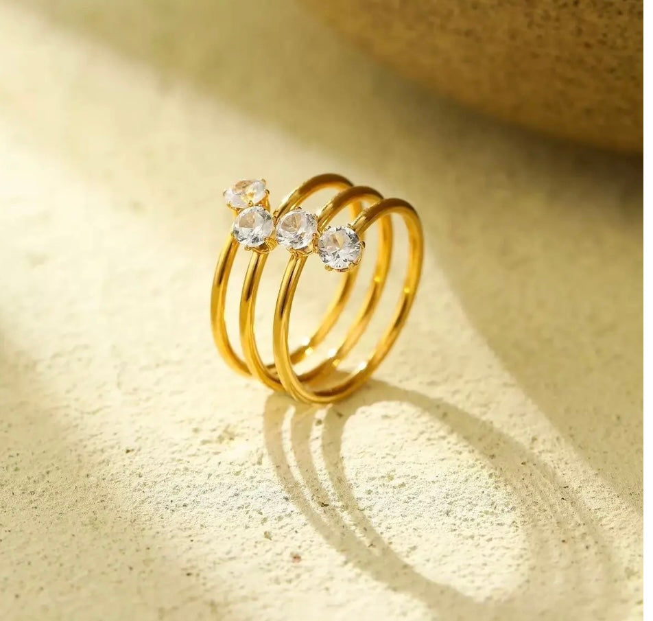 Anello in acciaio inossidabile Luce