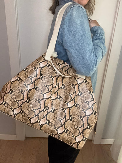 Borsa Eloise in vegan leather- pitonata
