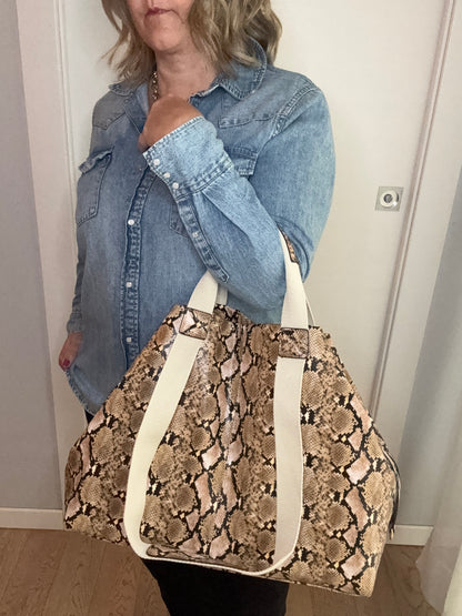 Borsa Eloise in vegan leather- pitonata