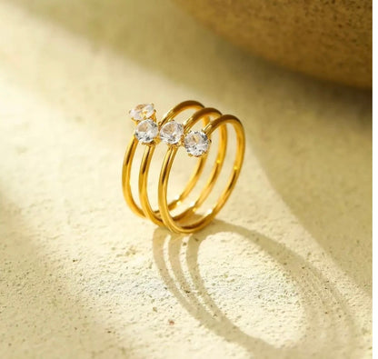 Anello in acciaio inossidabile Luce
