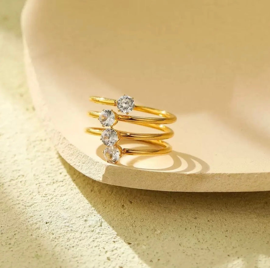 Anello in acciaio inossidabile Luce
