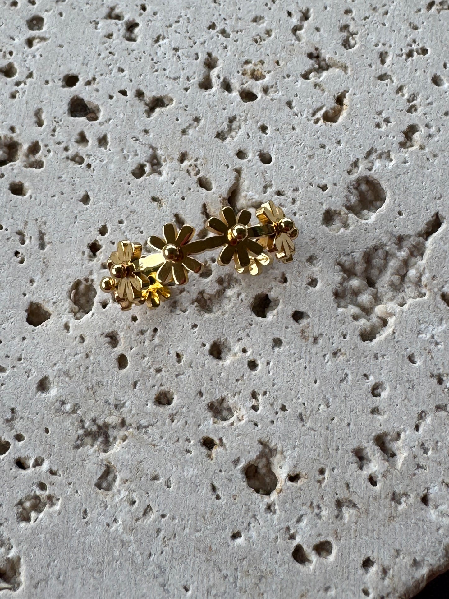 Anello in acciaio inossidabile Marghe   - oro