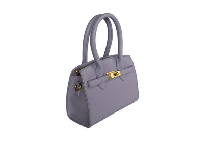 Borsa a mano in simil pelle Megan baby -lilla