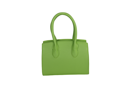 Borsa a mano in simil pelle Megan baby -lime