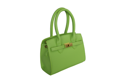 Borsa a mano in simil pelle Megan baby -lime