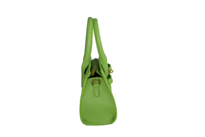 Borsa a mano in simil pelle Megan baby -lime